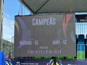 vôlei de praia sub-19,atletas de Camboriú,Circuito Brasileiro de Vôlei de Praia,Mariana Mattos,Bárbara Carvalho,esporte de base,FME Camboriú,bicampeonato nacional